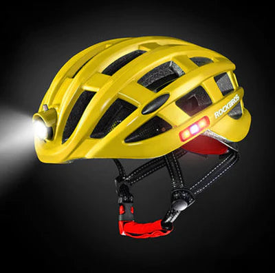 Casque d'alarme avec lumière d'avertissement pour vélo